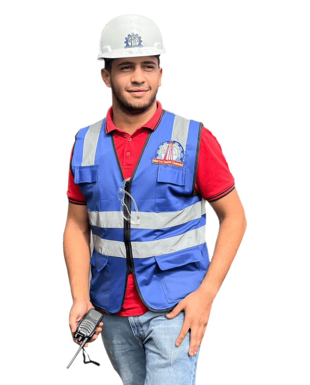 Person working on metal fabrication